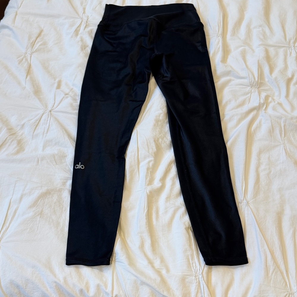 ALO Yoga Black Leggings Small 24” inseam
